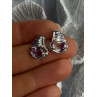 925 Sterling Silver Mystic Topaz Earrings Length 0.60 inch