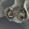 925 Sterling Silver Mystic Topaz Earrings Length 0.60 Inch