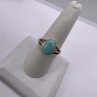925 Sterling Silver Larimar Ring Size 8