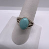 925 Sterling Silver Larimar Ring Size 8