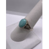 925 Sterling Silver Larimar Ring Size 8