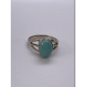 925 Sterling Silver Larimar Ring Size 8