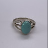 925 Sterling Silver Larimar Ring Size 8