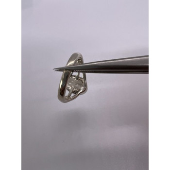 925 Sterling Silver Larimar Ring Size 8