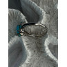 Bbj 925 Sterling Silver Turquoise Ring Size 9.5
