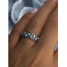 Bbj 925 Sterling Silver White Topaz Heart Ring Size 7