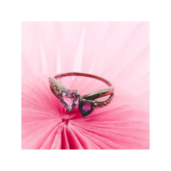 925 Sterling Silver Iolite & Tanzanite 