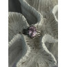 925 Sterling Silver Morganite & Beryl Ring Size 8