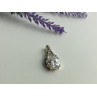 925 Sterling Silver CZ & Marcasites Pendant