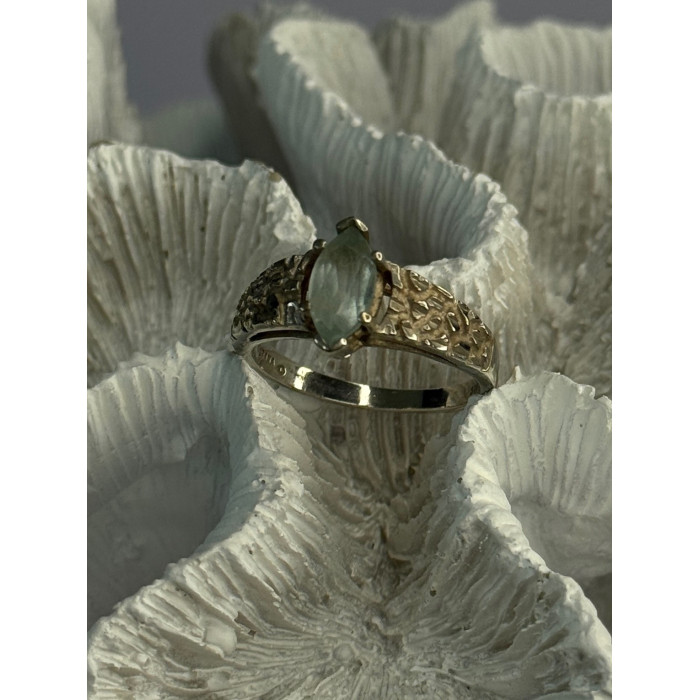 Kabana 925 Sterling Silver Blue Topaz Ring Size 9