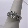 925 Sterling Silver CZ Ring Size 5.5