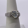 925 Sterling Silver CZ Ring Size 5.5