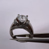 925 Sterling Silver CZ Ring Size 5.5