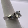925 Sterling Silver CZ Ring Size 5.5