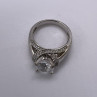 925 Sterling Silver CZ Ring Size 5.5