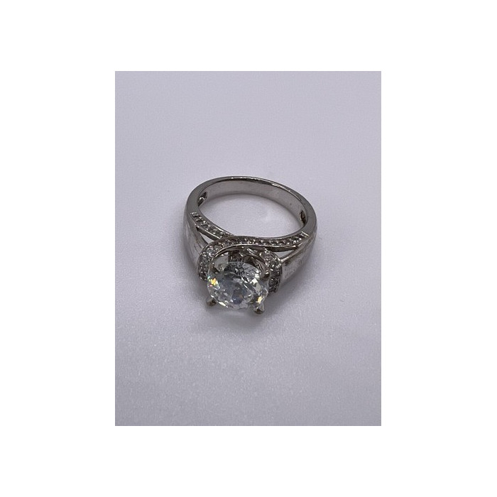 925 Sterling Silver CZ Ring Size 5.5