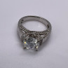 925 Sterling Silver CZ Ring Size 5.5
