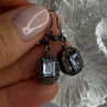 Vintage 925 Sterling Silver Blue Topaz Earrings Length 1.30 Inch