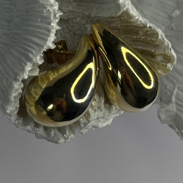925 Sterling Silver Drop Earrings Length 0.90 Inch