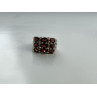 925 Sterling Silver Almandine Ring Size 8