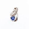 925 Sterling Silver London Blue Topaz Pendant