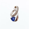 925 Sterling Silver London Blue Topaz Pendant