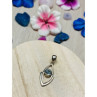 925 Sterling Silver Blue Spinel Pendant