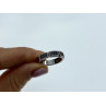 925 Sterling Silver Blue Spinel Ring Size 9