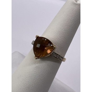 925 Sterling Silver CZ Ring Size 6.5