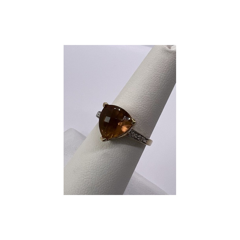 925 Sterling Silver CZ Ring Size 6.5