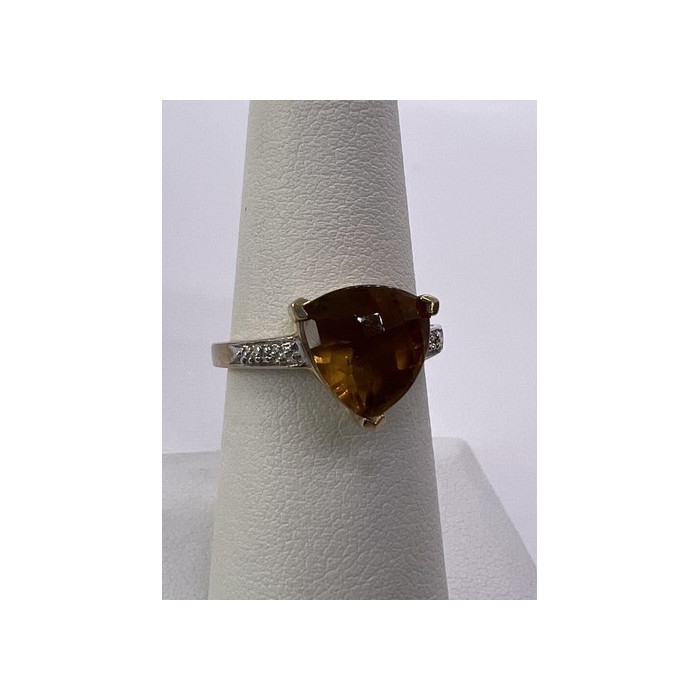 925 Sterling Silver CZ Ring Size 6.5