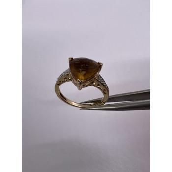 925 Sterling Silver CZ Ring Size 6.5