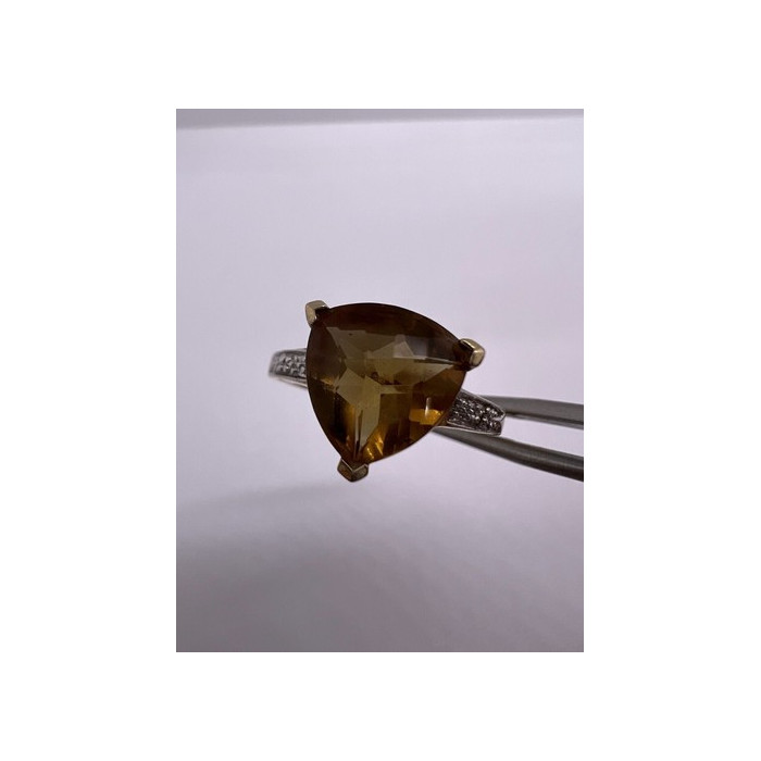 925 Sterling Silver CZ Ring Size 6.5