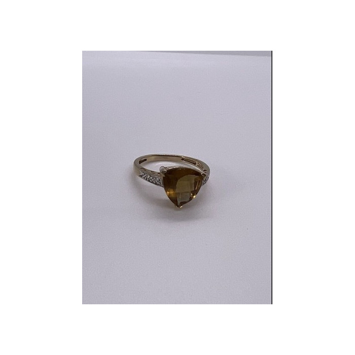 925 Sterling Silver CZ Ring Size 6.5