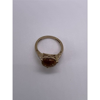 925 Sterling Silver CZ Ring Size 6.5