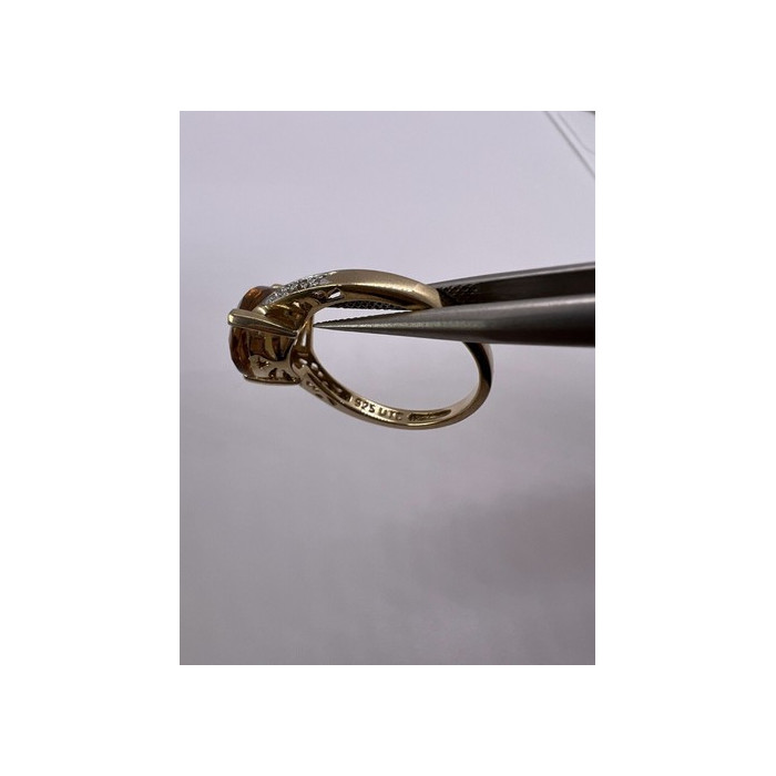 925 Sterling Silver CZ Ring Size 6.5