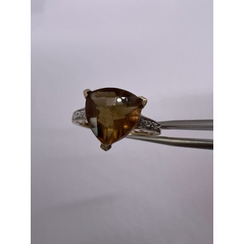 925 Sterling Silver CZ Ring Size 6.5