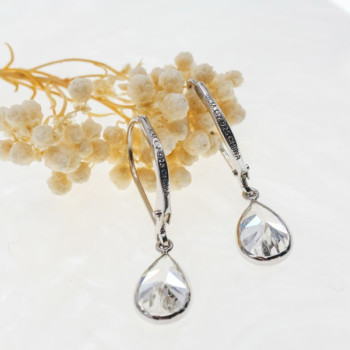 925 Sterling Silver CZ Earrings