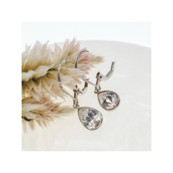 925 Sterling Silver CZ Earrings