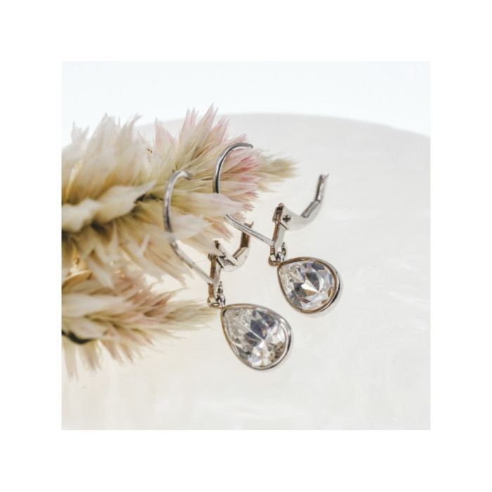 925 Sterling Silver CZ Earrings