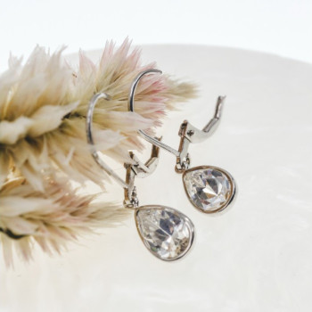 925 Sterling Silver CZ Earrings