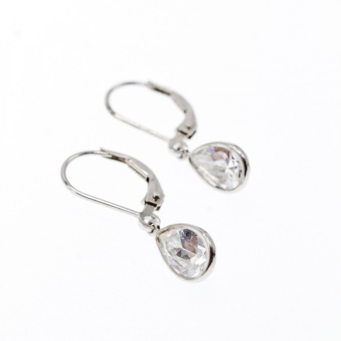925 Sterling Silver CZ Earrings