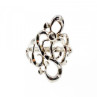925 Sterling Silver Ring Size 6.5 Italy