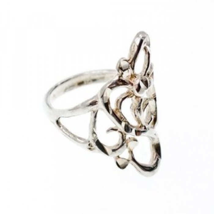 925 Sterling Silver Ring Size 6.5 Italy
