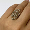 925 Sterling Silver Ring Size 6.5 Italy