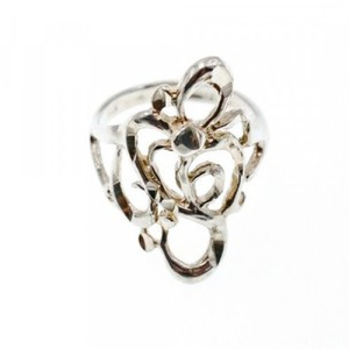 925 Sterling Silver Ring Size 6.5 Italy