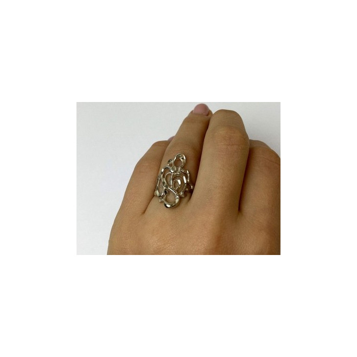 925 Sterling Silver Ring Size 6.5 Italy