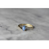10K YELLOW GOLD STAR SAPPHIRE RING SIZE 5.5