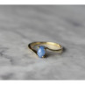 10K Yellow Gold Star Sapphire Ring Size 5.5