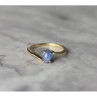 10K Yellow Gold Star Sapphire Ring Size 5.5